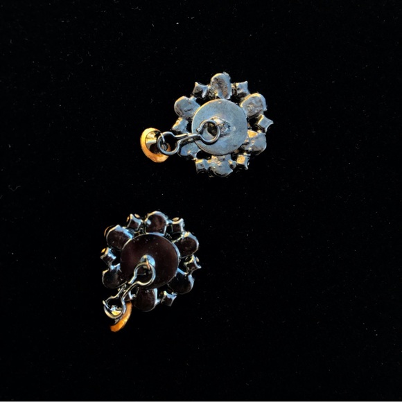 Pretty Y2K Vintage Jeweled Women’s Cuff Links - Picture 4 of 8